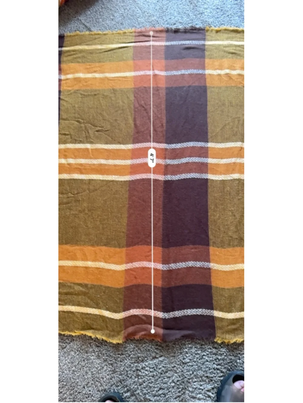 Oversized Plaid Blanket Scarf Shawl | Cozy & Stylish